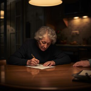 Writing Future Letter to Family